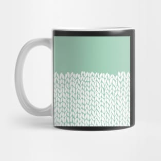 Half Knit Mint Mug